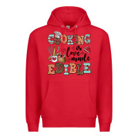 Red cooking is love made edible Premium Hoodie - AdoDesignShop