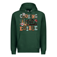 Sports Green cooking is love made edible Premium Hoodie - AdoDesignShop