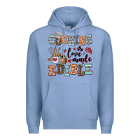 Colony Blue cooking is love made edible Premium Hoodie - AdoDesignShop