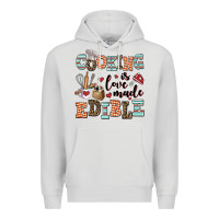 Dove Grey cooking is love made edible Premium Hoodie - AdoDesignShop