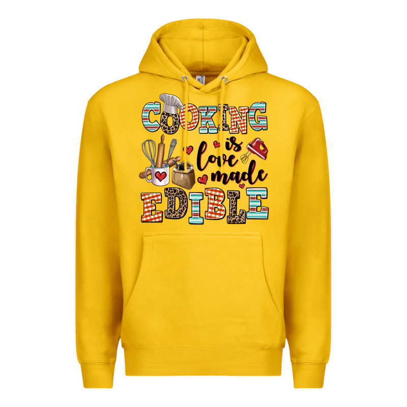 Cooking Is Love Made Edible Premium Hoodie by AdoDesignShop | Teevron