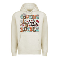 Oatmeal Heather cooking is love made edible Premium Hoodie - AdoDesignShop