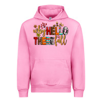 Fuchsia Pink why hello there fall Urban Hoodie - AdoDesignShop