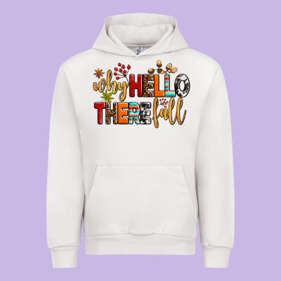 Why Hello There Fall Urban Hoodie Designed By Adodesignshop