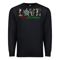 Black Christmas Love Windmill Premium Sweatshirt - RanaPortraitStore