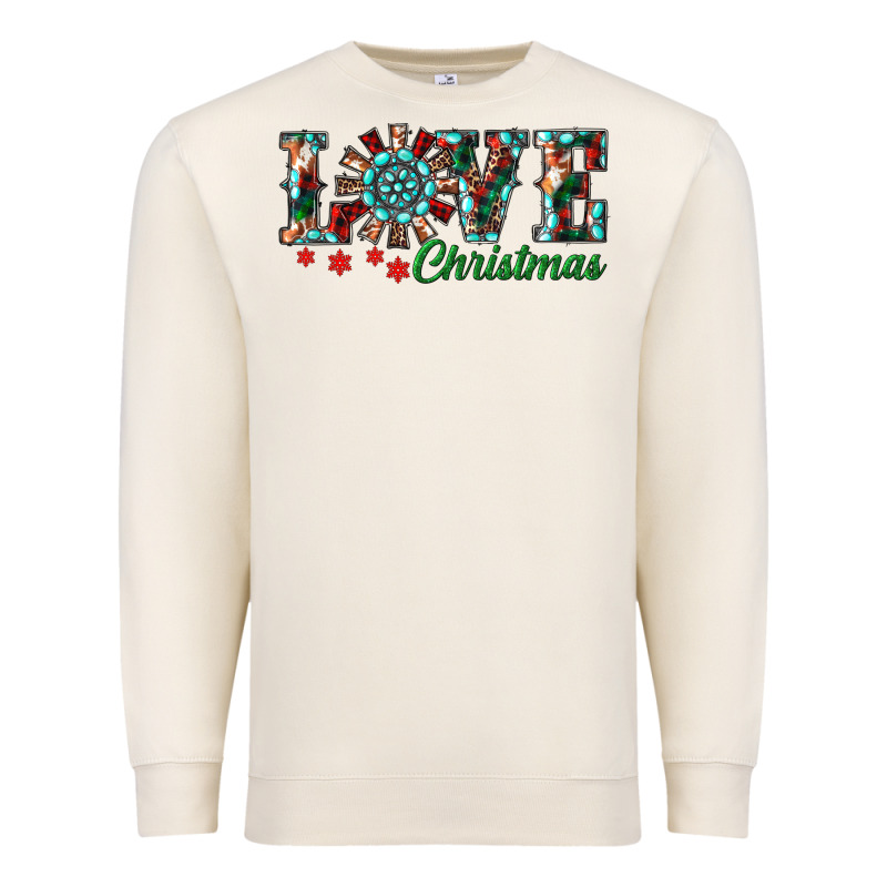 Christmas Love Windmill Premium Sweatshirt by RanaPortraitStore | Teevron
