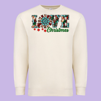 Premium Sweatshirt Christmas Love Windmill