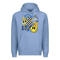 Colony Blue retro down syndrome awareness Premium Hoodie - JahusDesignShop