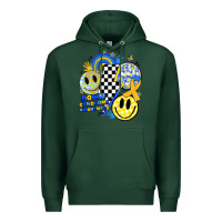 Sports Green retro down syndrome awareness Premium Hoodie - JahusDesignShop