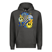 Charcoal Heather retro down syndrome awareness Premium Hoodie - JahusDesignShop