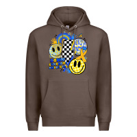 Coffee retro down syndrome awareness Premium Hoodie - JahusDesignShop