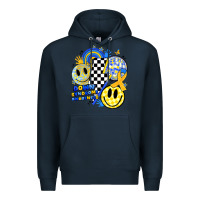 Navy retro down syndrome awareness Premium Hoodie - JahusDesignShop