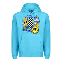 Ocean Blue retro down syndrome awareness Premium Hoodie - JahusDesignShop