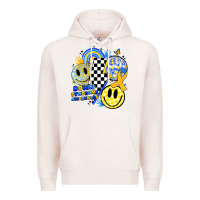 Pale Pink retro down syndrome awareness Premium Hoodie - JahusDesignShop