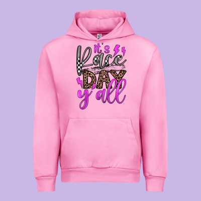 It's Race Day Y'all Urban Hoodie Designed By Jahusdesignshop