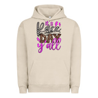 Pigment French Oak it's race day y'all Urban Hoodie - JahusDesignShop