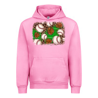 Fuchsia Pink baseball glove background Urban Hoodie - JahusDesignShop