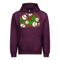 Mauve Wine baseball glove background Urban Hoodie - JahusDesignShop