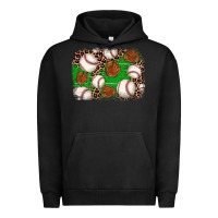 Pigment Black baseball glove background Urban Hoodie - JahusDesignShop