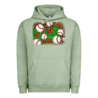 Pigment Oil Green baseball glove background Urban Hoodie - JahusDesignShop