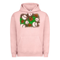 Pigment Salmon baseball glove background Urban Hoodie - JahusDesignShop