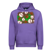 Tulip baseball glove background Urban Hoodie - JahusDesignShop