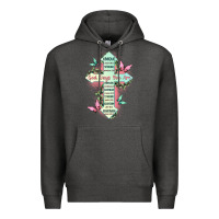 Charcoal Heather god says you are cross Premium Hoodie - JahusDesignShop
