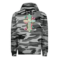 Slate Camo god says you are cross Premium Hoodie - JahusDesignShop