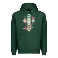 Sports Green god says you are cross Premium Hoodie - JahusDesignShop