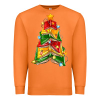 Carrot christmas book tree Premium Sweatshirt - Zillion Design Studio