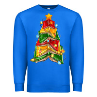 True Royal christmas book tree Premium Sweatshirt - Zillion Design Studio