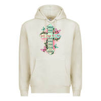 Oatmeal Heather god says you are cross Premium Hoodie - JahusDesignShop