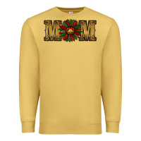 Antique Gold Christmas Sunflower Mom Premium Sweatshirt - RanaPortraitStore