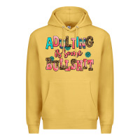 Antique Gold adulting is some bullshit Premium Hoodie - AdoDesignShop