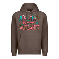 Coffee adulting is some bullshit Premium Hoodie - AdoDesignShop