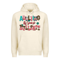 Tofu adulting is some bullshit Premium Hoodie - AdoDesignShop