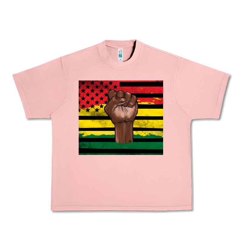 Juneteenth American Flag Urban Heavy Tee by Artiststas | Teevron