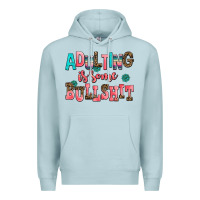 Blue Mist adulting is some bullshit Premium Hoodie - AdoDesignShop