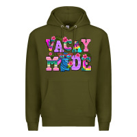 Army Green vacay mode Premium Hoodie - AdoDesignShop