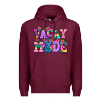Burgundy vacay mode Premium Hoodie - AdoDesignShop