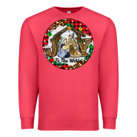 Cardinal Christmas Joy To The World Premium Sweatshirt - RanaPortraitStore