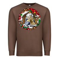 Chestnut Christmas Joy To The World Premium Sweatshirt - RanaPortraitStore