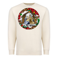 Sandshell Christmas Joy To The World Premium Sweatshirt - RanaPortraitStore