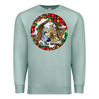 Christmas Joy To The World Premium Sweatshirt | Teevron