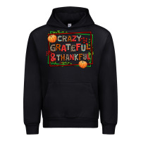 Black crazy grateful and thankful Urban Hoodie - AdoDesignShop