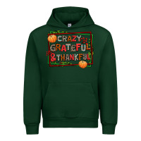 Forest Green crazy grateful and thankful Urban Hoodie - AdoDesignShop