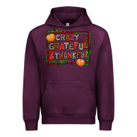 Mauve Wine crazy grateful and thankful Urban Hoodie - AdoDesignShop