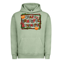 Pigment Oil Green crazy grateful and thankful Urban Hoodie - AdoDesignShop