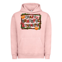 Pigment Salmon crazy grateful and thankful Urban Hoodie - AdoDesignShop
