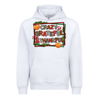 White crazy grateful and thankful Urban Hoodie - AdoDesignShop